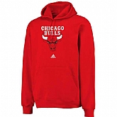 Men's Chicago Bulls Logo Pullover Hoodie Sweatshirt - Red,baseball caps,new era cap wholesale,wholesale hats